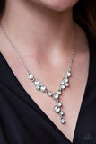 Paparazzi "Five-Star Starlet" White Necklace & Earring Set Paparazzi Jewelry