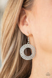 Paparazzi VINTAGE VAULT "Sparkle Splurge" White Earrings Paparazzi Jewelry