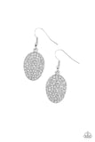 Paparazzi "All Dazzle" White Earrings Paparazzi Jewelry