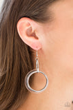 Paparazzi "Circus Circuit" White Earrings Paparazzi Jewelry