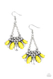 Paparazzi VINTAGE VAULT "Terra Tribe" Yellow Earrings Paparazzi Jewelry