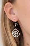 Paparazzi "Beautifully In Bloom" Silver Necklace & Earring Set Paparazzi Jewelry