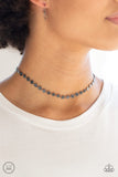 Paparazzi "Summer Spotlight" Black Choker Necklace & Earring Set Paparazzi Jewelry