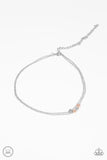 Paparazzi "Mini Minimalist" Silver Chain Copper, Rose Gold and Silver Bead Choker Necklace & Earring Set Paparazzi Jewelry