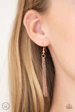 Paparazzi "Mini Minimalist" Copper Necklace & Earring Set Paparazzi Jewelry