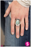 Paparazzi "Statement of a Generation" Blue Ring Paparazzi Jewelry
