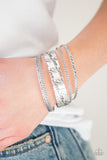 Paparazzi "Literally Loveable" Silver Bracelet Paparazzi Jewelry