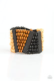 Paparazzi "HAUTE In Hispaniola" Black Bracelet Paparazzi Jewelry