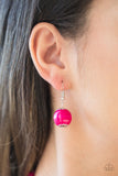 Paparazzi "Tahiti Tropic" Pink Necklace & Earring Set Paparazzi Jewelry