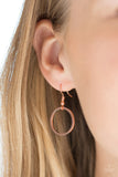 Paparazzi "Retro Metro" Copper Choker Necklace & Earring Set Paparazzi Jewelry