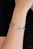 Paparazzi VINTAGE VAULT "Modern Movement " Silver Bracelet Paparazzi Jewelry