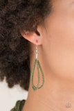 Paparazzi "A Standing Ovation" Green 169XX Necklace & Earring Set Paparazzi Jewelry