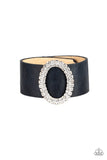 Paparazzi "Center Stage Starlet" Blue Wrap Bracelet Paparazzi Jewelry