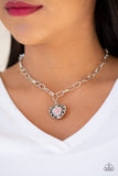 Paparazzi "No Love Lost" Pink Necklace & Earring Set Paparazzi Jewelry