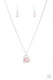 Paparazzi "Love of My Life" Pink Necklace & Earring Set Paparazzi Jewelry