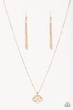 Paparazzi "Eternal Love" Gold Necklace & Earring Set Paparazzi Jewelry