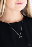 Paparazzi "Eternal Love" Silver Necklace & Earring Set Paparazzi Jewelry