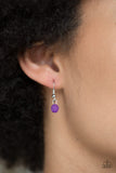 Paparazzi VINTAGE VAULT "Tassel Takeover" Purple Necklace & Earring Set Paparazzi Jewelry
