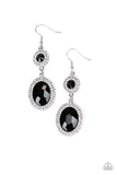 Paparazzi VINTAGE VAULT "Let It BEDAZZLE" Black Earrings Paparazzi Jewelry