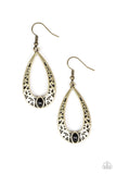 Paparazzi "Colorfully Charismatic" Brass Earrings Paparazzi Jewelry