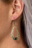 Paparazzi "Colorfully Charismatic" Brass Earrings Paparazzi Jewelry