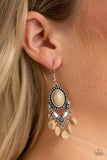 Paparazzi "Southern Sandstone" Brown Earrings Paparazzi Jewelry