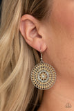 Paparazzi "PINWHEEL and Deal" Brown Earrings Paparazzi Jewelry