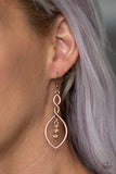 Paparazzi "Timeless Twist" Copper Earrings Paparazzi Jewelry