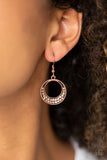 Paparazzi "Socialite Luster" Copper Earrings Paparazzi Jewelry