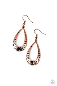Paparazzi "Colorfully Charismatic" Copper Earrings Paparazzi Jewelry