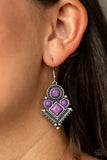 Paparazzi "So Sonoran" Purple Earrings Paparazzi Jewelry