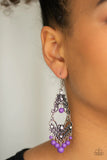 Paparazzi "Colorfully Cabaret" Purple Earrings Paparazzi Jewelry