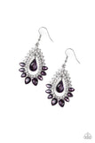 Paparazzi "Boss Brilliance" Purple Earrings Paparazzi Jewelry