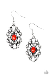 Paparazzi "Over The POP" Red Earrings Paparazzi Jewelry