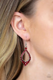 Paparazzi "Finest First Lady" Red Earrings Paparazzi Jewelry