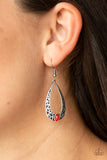 Paparazzi "Colorfully Charismatic" Red Earrings Paparazzi Jewelry