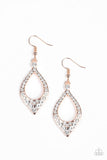 Paparazzi "Finest First Lady" Rose Gold Earrings Paparazzi Jewelry
