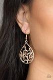 Paparazzi "Enchanted Vines" Rose Gold Earrings Paparazzi Jewelry