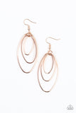 Paparazzi "All OVAL The Place" Rose Gold Earrings Paparazzi Jewelry