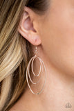 Paparazzi "All OVAL The Place" Rose Gold Earrings Paparazzi Jewelry