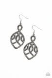 Paparazzi VINTAGE VAULT "A Grand Statement" Silver Earrings Paparazzi Jewelry