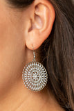 Paparazzi VINTAGE VAULT "PINWHEEL and Deal" Silver Earrings Paparazzi Jewelry