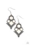 Paparazzi "So Sonoran" White Earrings Paparazzi Jewelry