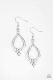 Paparazzi "Finest First Lady" White Earrings Paparazzi Jewelry