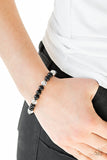 Paparazzi VINTAGE VAULT "Poised For Perfection" Black Bracelet Paparazzi Jewelry