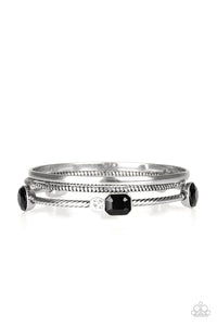 Paparazzi "City Slicker Sleek" Black Bracelet Paparazzi Jewelry