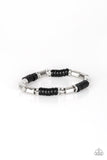 Paparazzi "Whimsical Wanderer" Black Bracelet Paparazzi Jewelry