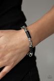 Paparazzi "Whimsical Wanderer" Black Bracelet Paparazzi Jewelry