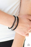 Paparazzi "Ideal Idol" Black Bracelet Paparazzi Jewelry