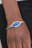 Paparazzi VINTAGE VAULT "Mason Minimalism" Blue Bracelet Paparazzi Jewelry